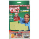 Кришки-плівки силіконові Stretch and Fresh 4шт (White) | Стрейч-кришки для посуду
