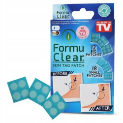 Медичний пластир від бородавок, папілом, прищів Formu Clear