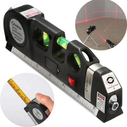 Лазерний рівень 4в1 із вбудованою рулеткою LASER LEVEL PRO 3 \ Лазерний нівелір