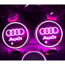 Підсвітка підстаканника авто RGB Модель BMW, MERCEDES, TOYOTA, AUDI, LED підсвітка в машину