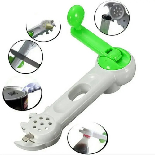 Універсальна відкривачка консервний ніж 6 в 1 Kitchen GadGets, Відкривачка для консервних банок та пляшок