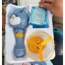 Генератор мильних бульбашок Bubble Toy баббл тієї бульбашкова машина з літаючим пропелером Блакитний