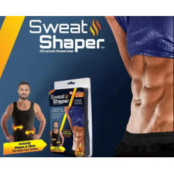 Майка чоловіча для схуднення Sweat Shaper (M/L, XL/2XL)(чорний)