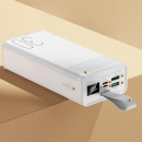 Портативний зарядний power bank remax rpp-320 повербанк на 30000 mAh з ліхтариком і функцією швидкого заряджання