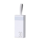 Портативний зарядний power bank remax rpp-320 повербанк на 30000 mAh з ліхтариком і функцією швидкого заряджання