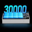 Портативний зарядний power bank remax rpp-320 повербанк на 30000 mAh з ліхтариком і функцією швидкого заряджання