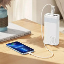 Портативний зарядний power bank remax rpp-320 повербанк на 30000 mAh з ліхтариком і функцією швидкого заряджання