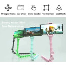 Гнучкий тримач для телефона з присосками Cute Worm Lazy Holder ЧОРНИЙ, Тримач для смартфона Гнучкий тримач для телефона з присосками Cute Worm Lazy Holder ЧОРНИЙ, Тримач для смартфона