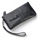 Чоловічий гаманець портмоне - клатч ALLIGATOR bag ZQ850 | Чорний! Знижка