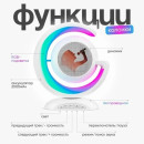 Нічник-лампа з бездротовою Bluetooth колонкою Lightshow з одним мікрофоном YS-110 (F-S)
