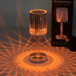 Настільна лампа-нічник Rose diamond RGB (16 кольорів) Table Lamp з пультом