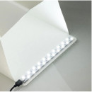 Світловий Лайт бокс з 2x LED підсвічуванням для предметної макрозйомки 30 х 30 см, портативна міні фото студія