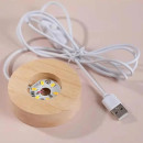 3D Кришталева куля, Медуза, що світяться, USB Живлення, Тепле ліжко, Нічна лампа