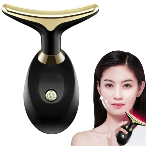 Ліфтинг масажер для обличчя та шиї Face Lifter, 3 режими, Чорний