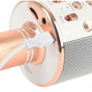 Мікрофон-караоке бездротовий W-858, Bluetooth мікрофон, мікрофон для караоке pro