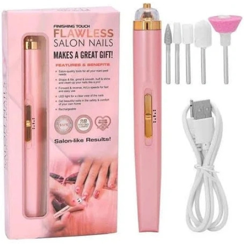 Фрезер для манікюру та педикюру Flawless Salon Nails в домашніх умовах