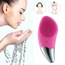 Електрична силіконова щітка Sonic Facial Brush Вібро щіточка масажер для очищення шкіри обличчя й тіла