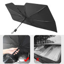 Автомобільна парасолька на лобове скло Car Umbrellas Чорна 75см*145см