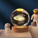 Світильник кришталева куля 3D - Галактика