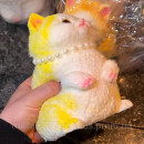 Великий Пухнастий антистрес-котик із перлами "Pinch Family" – Рудий Великий Пухнастий антистрес-котик із перлами "Pinch Family" – Рудий