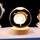 Світильник кришталева куля 3D - Кульбаба