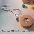 Світильник кришталева куля 3D - Кульбаба