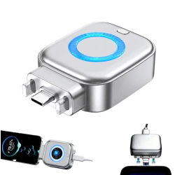 Розумний адаптер автоматичного відключення заряджання Smart Auto Stop Charging Protector 140W USB-C із AI-контролем