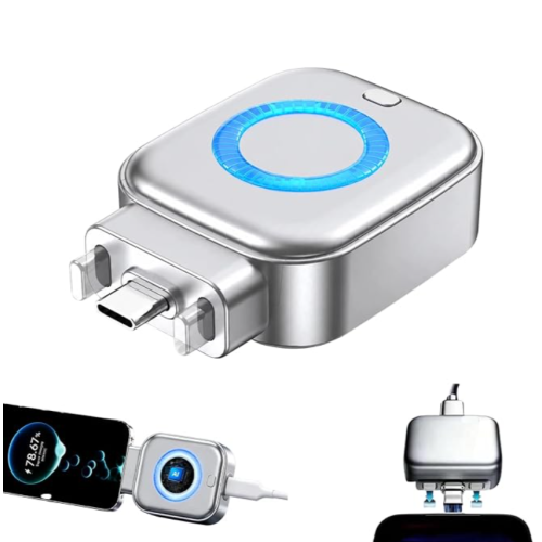 Розумний адаптер автоматичного відключення заряджання Smart Auto Stop Charging Protector 140W USB-C із AI-контролем