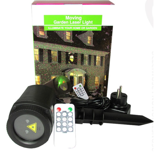 Вуличний лазерний проектор moving garden laser light з пультом (Малюнок: точки візерунки.