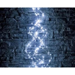 Гирлянда конский хвост 300 led. (1.5 метр) 20 нитий. Холодный свет