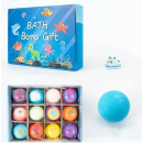 Подарунковий набір бомбочок для ванни з іграшкою Bath Bomb Gift 12 шт