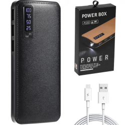 Портативний павербанк Smart Tech 20000 mAh, 3xUSB, LED-ліхтарик, зовнішній акумулятор