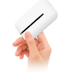 Портативний 4G LTE роутер / мобільний WiFi роутер зі слотом для SIM-карти / MIFI точка доступу / швидкість до 150 Мбіт/с / підключення до 10 пристроїв / для подорожей та дому / роутер з акумулятором