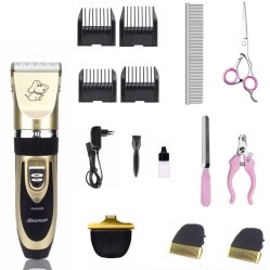 Набір для стрижки тварин SONAR SN-230 Pet Clipper Kit (машинка для стрижки, 3 насадки, гребінець, кігтерез)